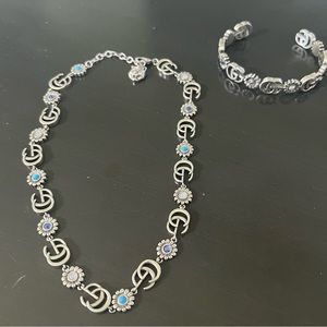 “GG” Necklace and Bracelet